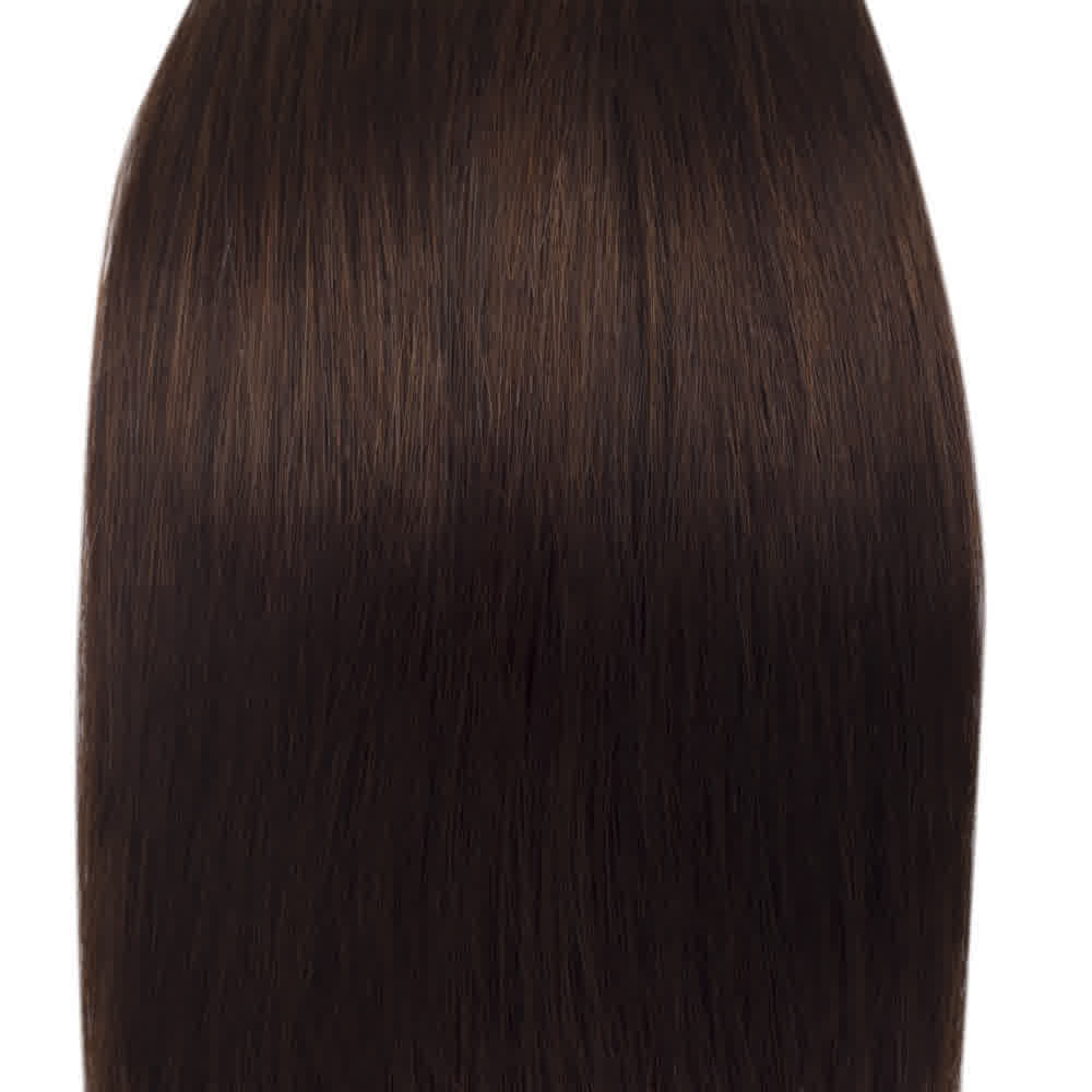Human Hair #4 Medium Brown Straight Bundles