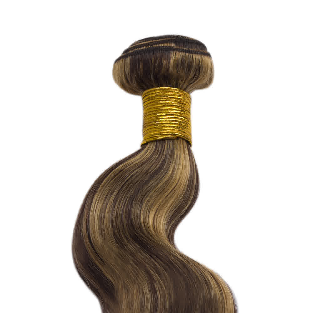 Human Hair #4/#27 Highlight Body Wave Bundles